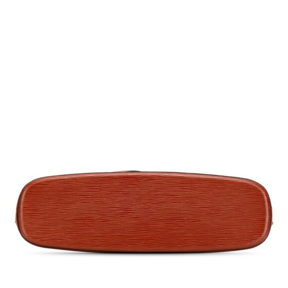 LOUIS VUITTON Authentic Brown Leather Shoulder Bag - Picture 3 of 10